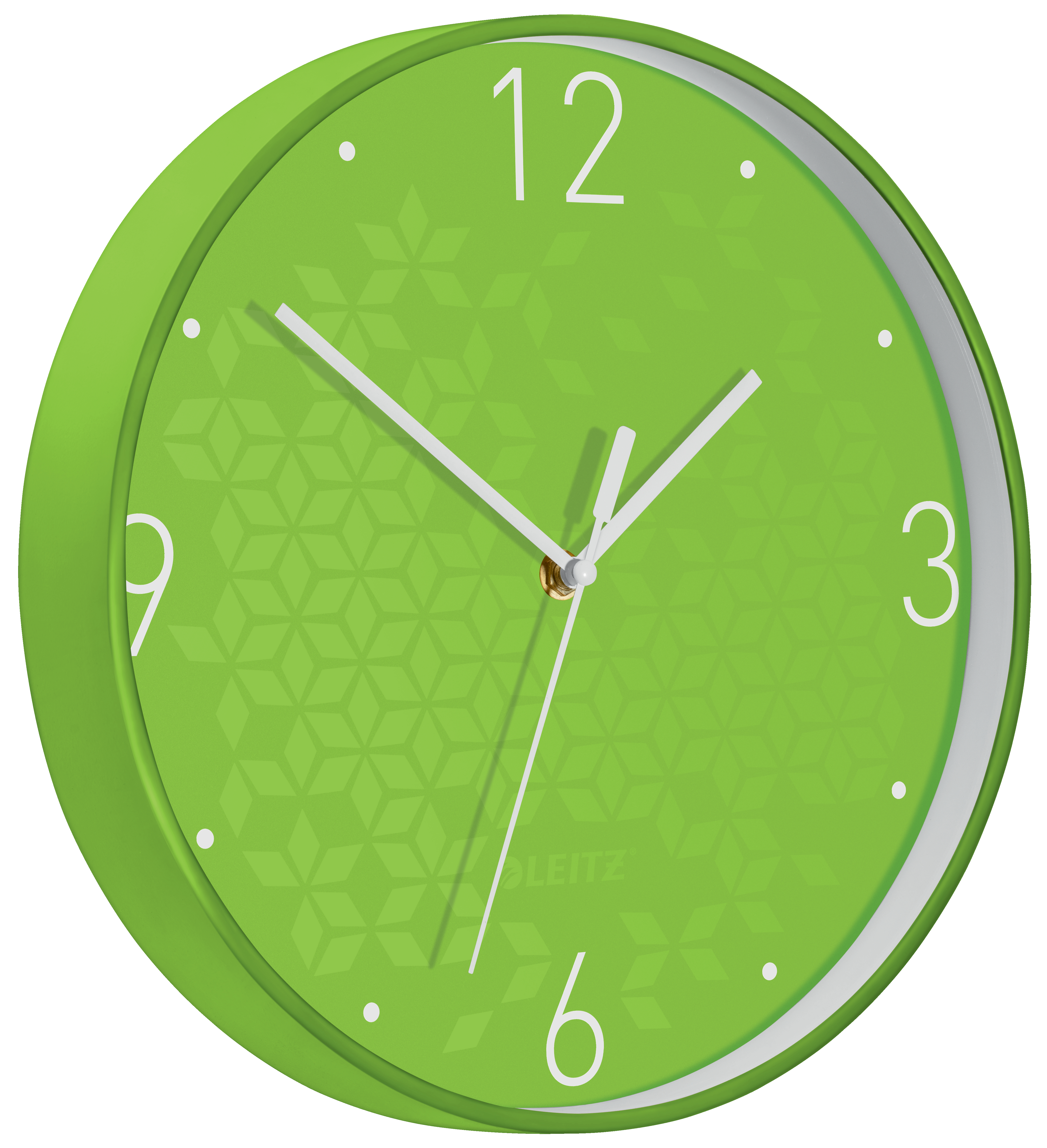 Leitz WOW nástěnné hodiny tiché zelená