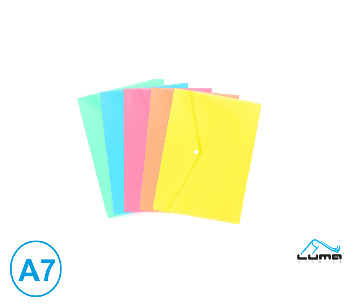 Spisové desky s drukem - A7 / pastelový mix barev