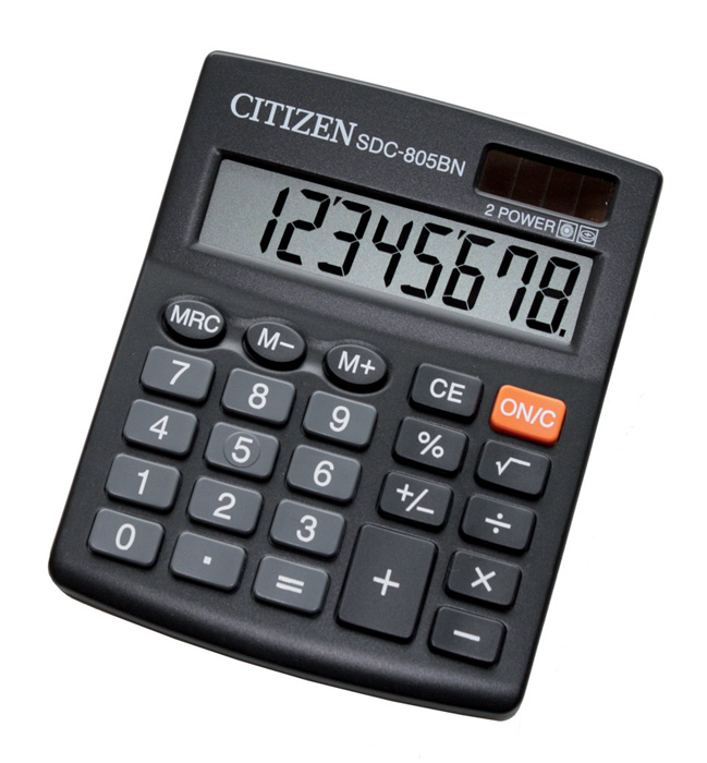 Citizen SDC-805BN stolní kalkulačka displej 8 míst